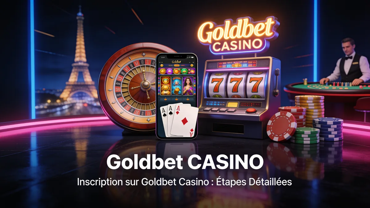 Inscription sur Goldbet Casino : Étapes Détaillées pour les joueurs en France